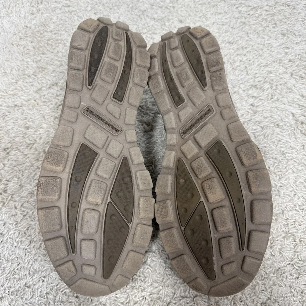 SKECHERS Relaxed Fit 63820 Taupe Memory Foam Slip On Shoes Loafers Mens 11.5‎